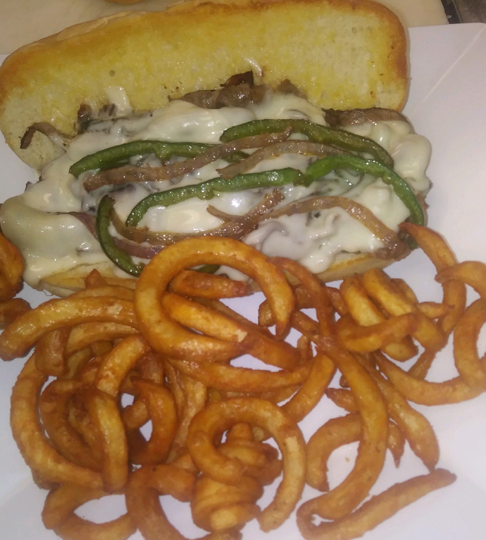 Order PHILLY CHEESE STEAK SANDWICH MEAL food online from V.I.P's Corner Bar & Grill store, Moline on bringmethat.com