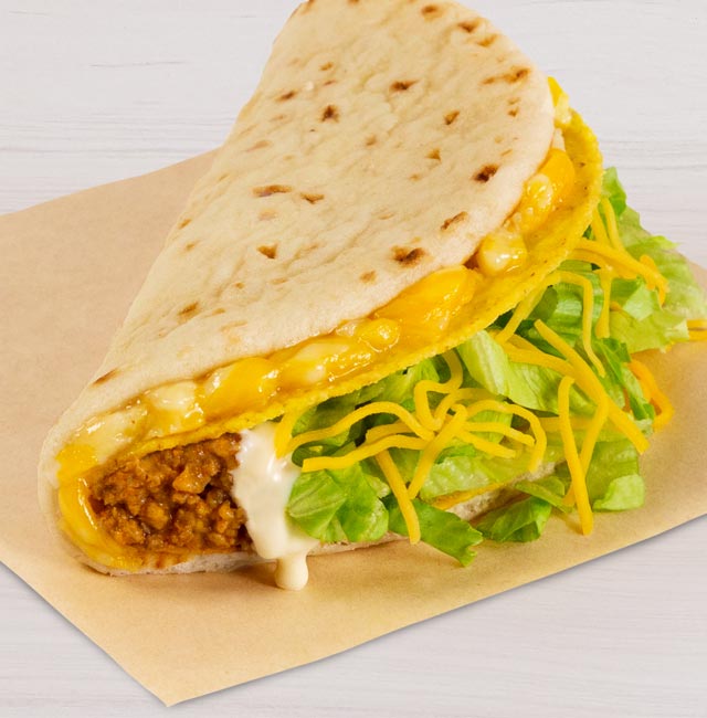 Order Cheesy Gordita Crunch food online from Taco Bell store, Manteca on bringmethat.com