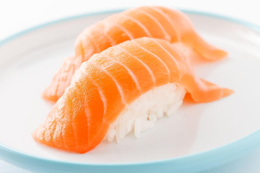 Order Salmon Nigiri food online from Sushi Taku store, Chicago on bringmethat.com