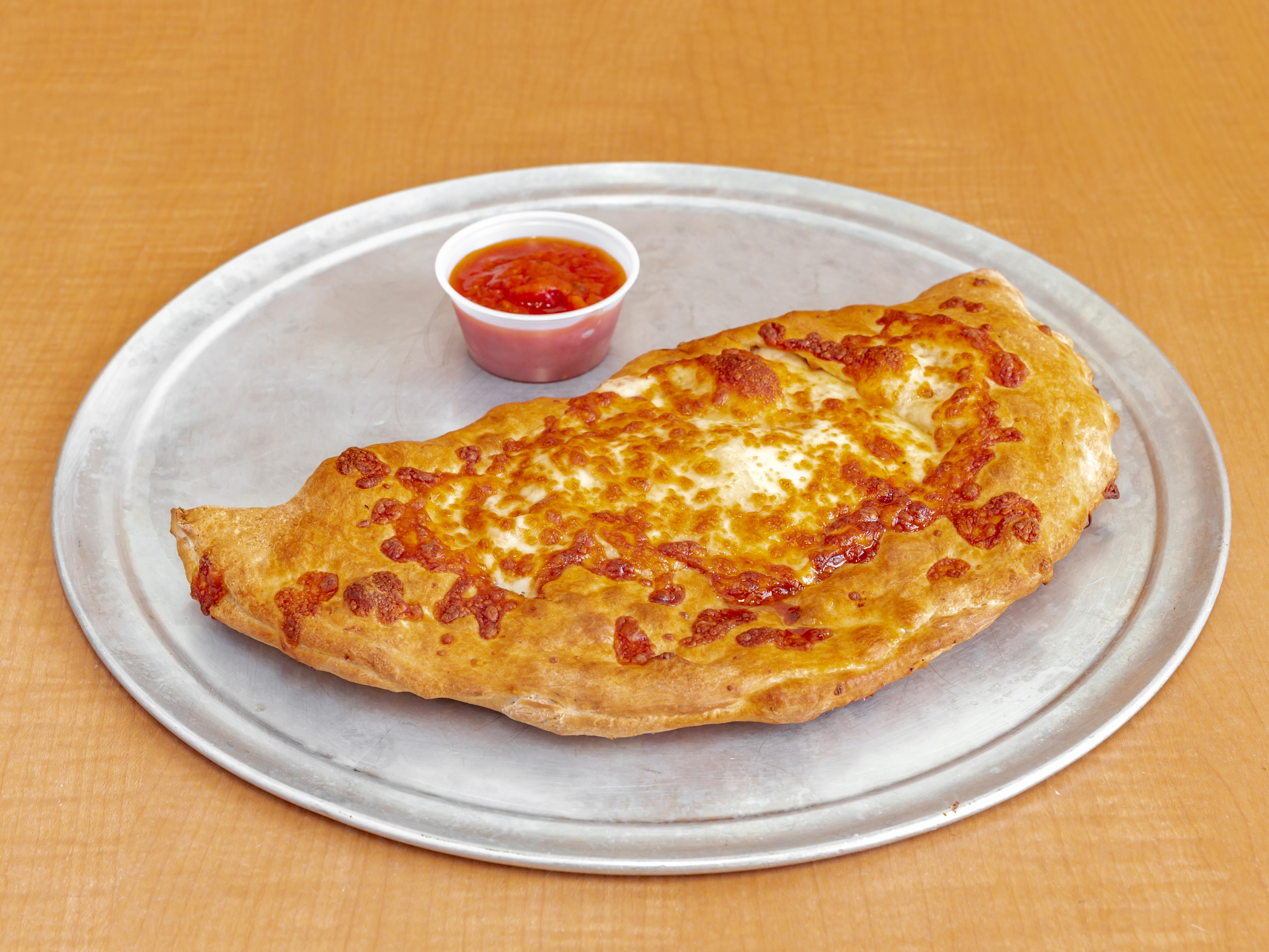 Order Chicken Parmesan Calzone food online from Villa Roma Pizza store, Tewksbury on bringmethat.com
