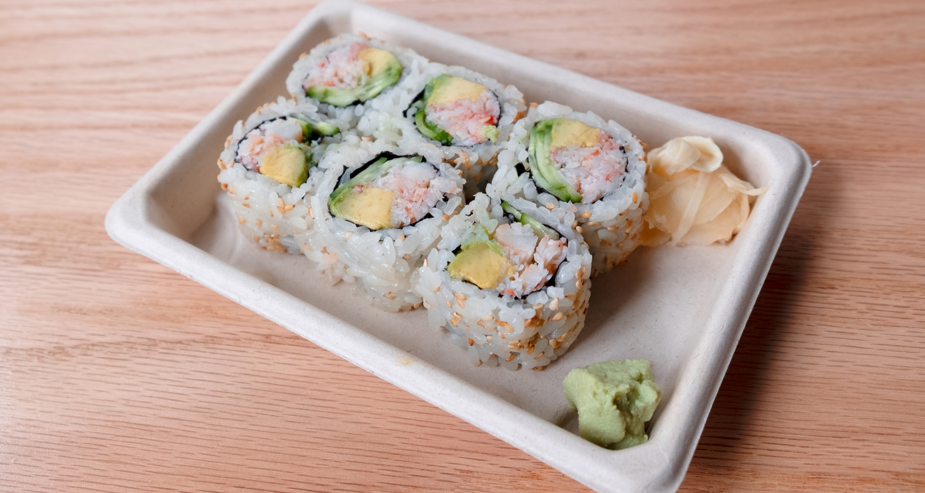 Order 100% Real Crab California Roll food online from Silver Rice store, Brooklyn on bringmethat.com