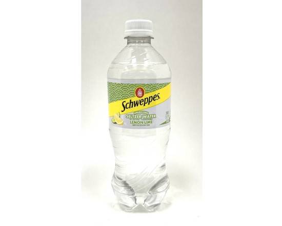Order Schweppes Lemon Lime food online from Fialkoff Kosher Pizza store, Lawrence on bringmethat.com