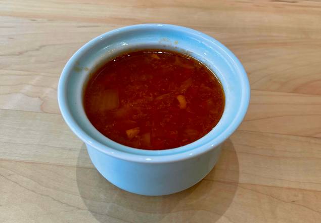 Order Tomato soup (Konbu dashi, vegan) food online from Ranken Noodle House store, Gaithersburg on bringmethat.com