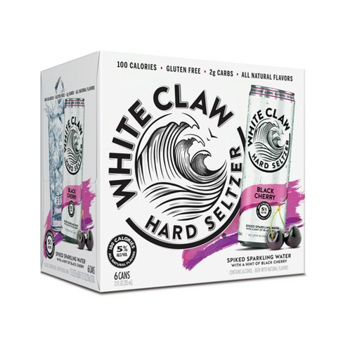 Order White Claw Hard Seltzer Black Cherry food online from Yours Wholesome Foods store, New York on bringmethat.com