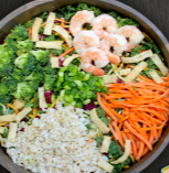 Order Asian Shrimp Power Blend Bowl food online from Sandella Flatbread Cafe store, Washington on bringmethat.com