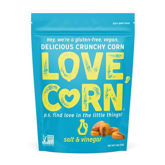 Order Love Corn - Salt & Vinegar food online from IV Deli Mart store, Goleta on bringmethat.com