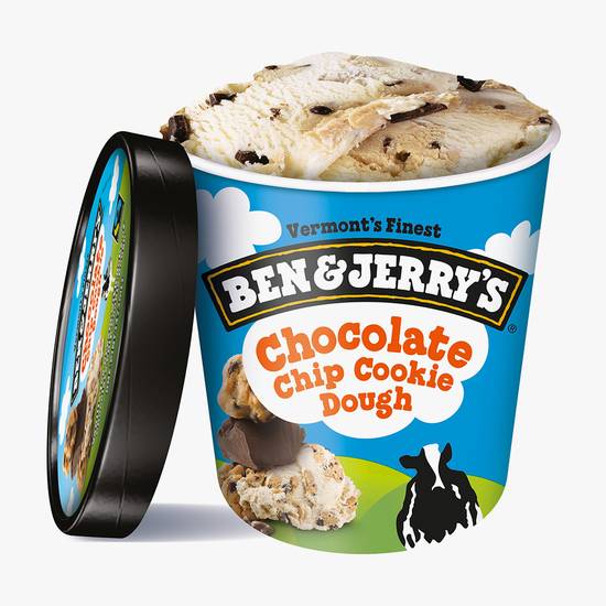 Order Ben & Jerry Ice Cream Chocolate Chip Dough Pint food online from Pal Market store, East Palo Alto on bringmethat.com