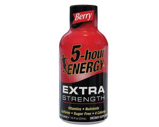 Order 5-hour Energy Extra Strength Berry (1.93 oz) food online from Urban Value Corner Store store, Dallas on bringmethat.com