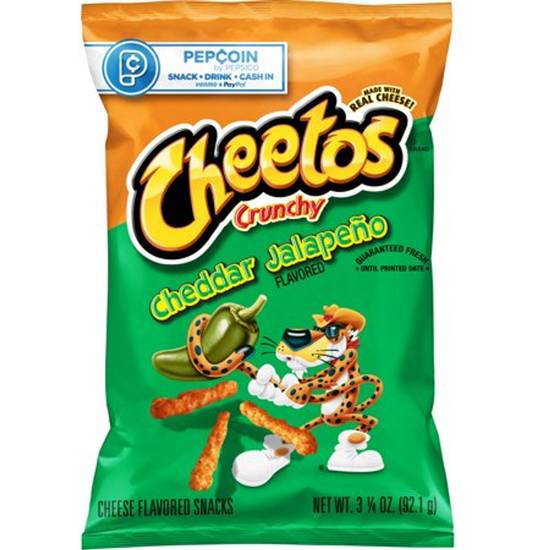 Order CHEETOS CRUNCHY JALAPENO food online from Exxon Food Mart store, Port Huron on bringmethat.com