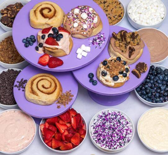 Order DIY Toppings Bar - Cinnamon Rolls (per Person) food online from Cinnaholic store, Naperville on bringmethat.com
