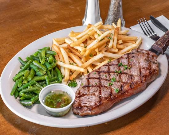 Order NY Steak food online from Alley Cat Restaurant & Lounge store, Alexandria on bringmethat.com