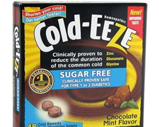Order Cold-eeze - Sugar Free - 48 Tablets - Chocolate Mint food online from East Cooper Family Pharmacy store, Mt Pleasant on bringmethat.com