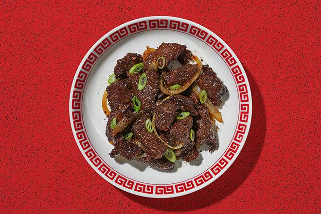 Order Black Pepper Beef food online from Chinese Yum! Yum! store, Palo Alto on bringmethat.com