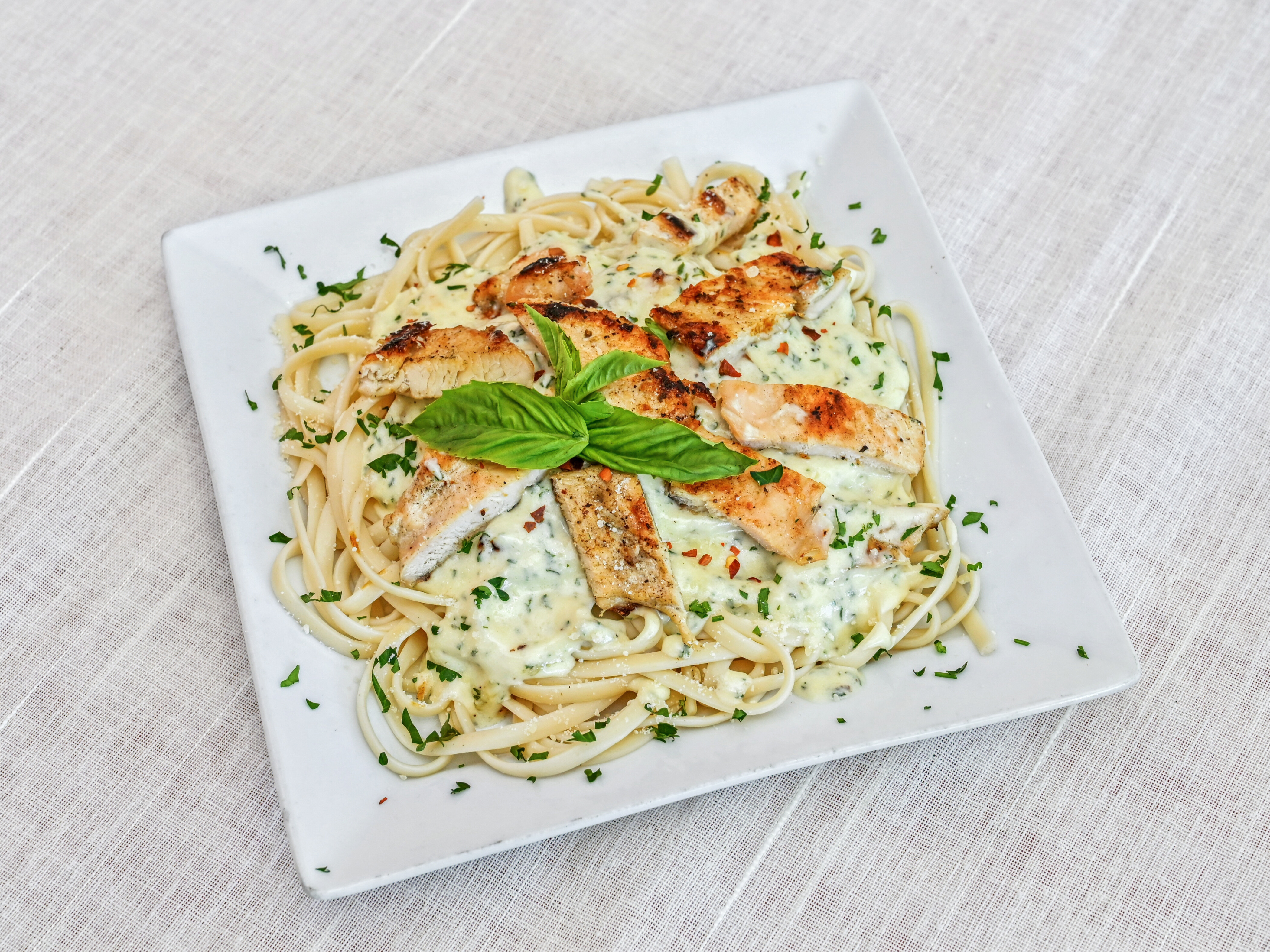 Order Pasta Alfredo food online from Mona Lisa Pizzeria & Sub Shop store, Coral Gables on bringmethat.com