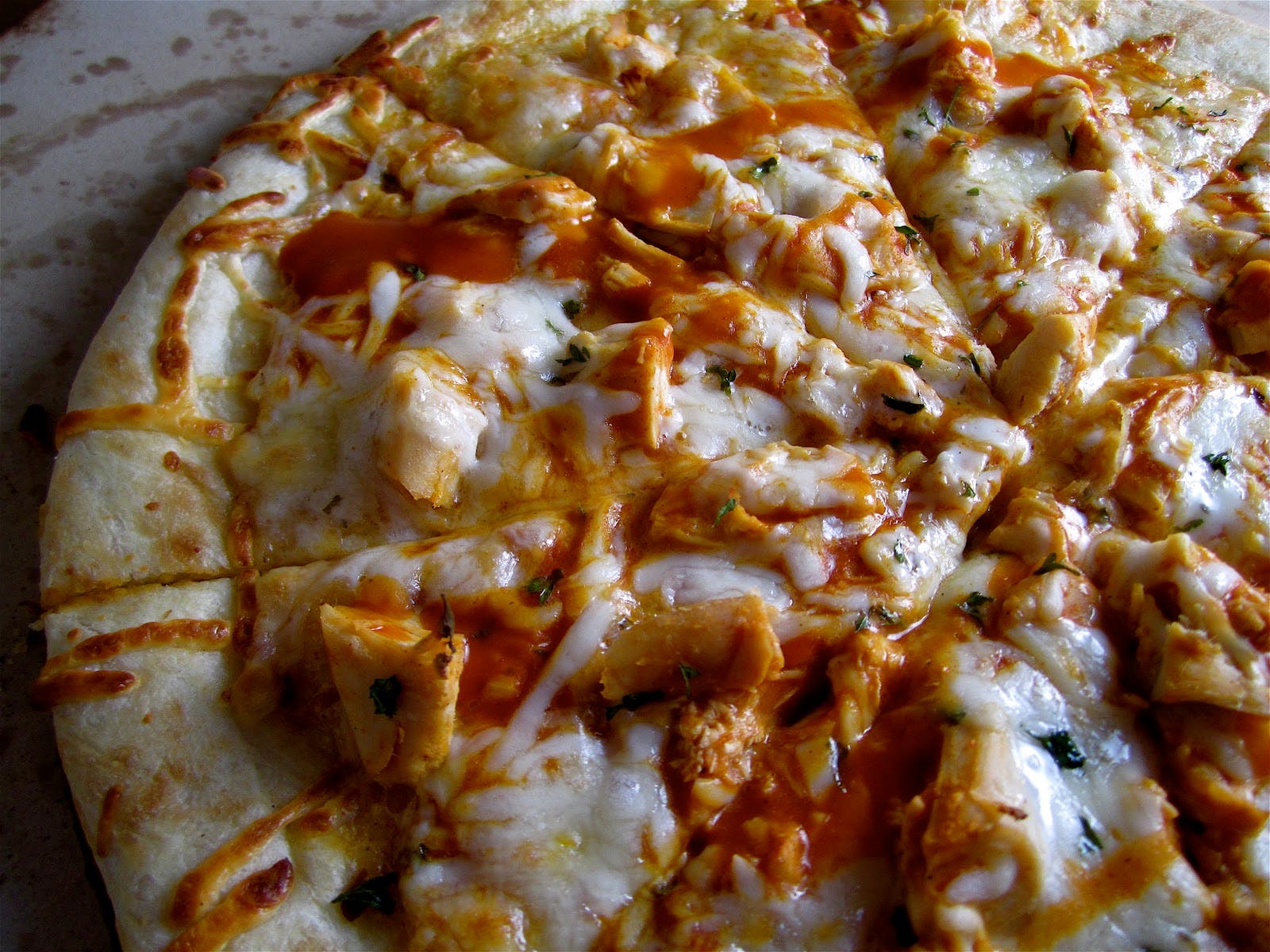 Order Buffalo Chicken Gluten Free Pizza - 12'' food online from Novotny's Groceries & Pizza store, Worthington on bringmethat.com