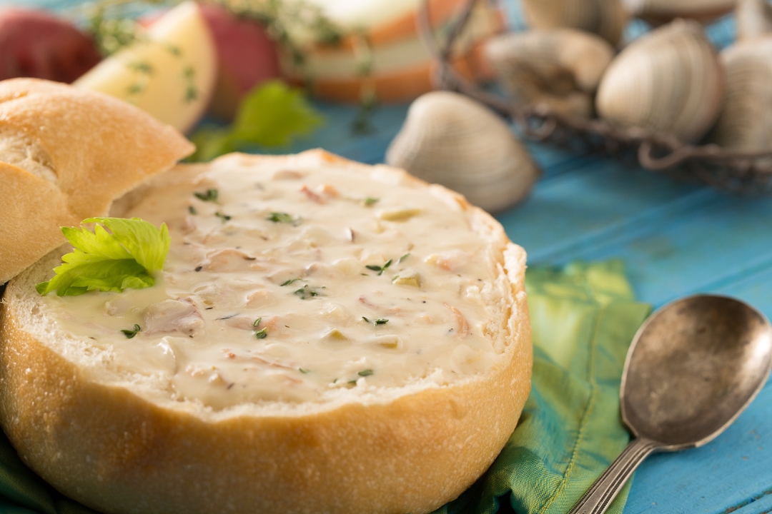 Order New England Clam Chowder food online from Pike Place Chowder store, Seattle on bringmethat.com