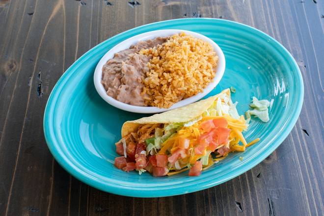 Order Kids Chicken Taco food online from Blue Goose Cantina store, Mckinney on bringmethat.com