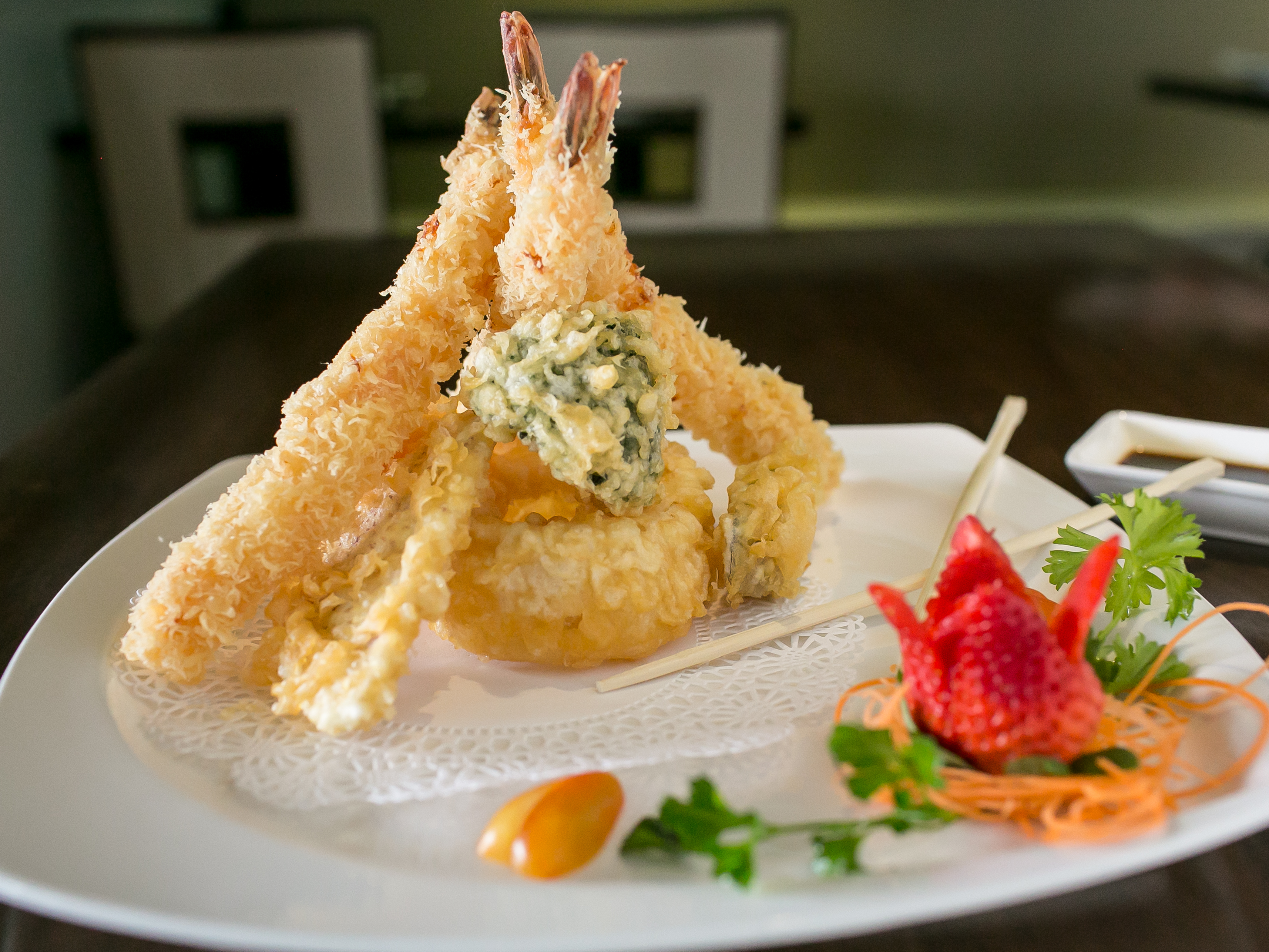 Order Shrimp Tempura (App) food online from Ocean Asian Cuisine store, Sewell on bringmethat.com
