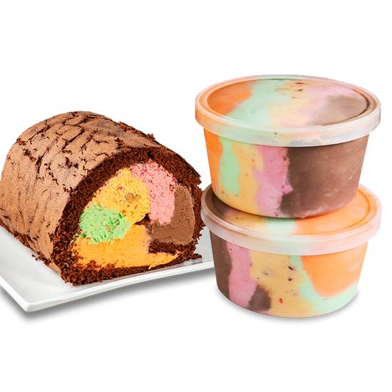 Order Quarts & Cake Combo food online from The Original Rainbow Cone store, Lombard on bringmethat.com