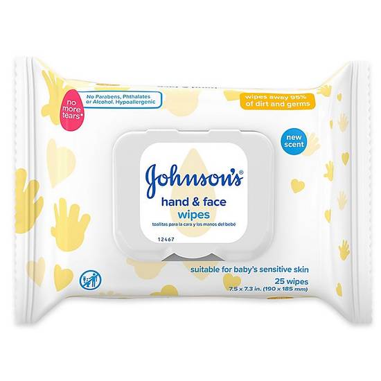 Order Johnson & Johnson® 25-Count Baby Hand and Face Wipes food online from Buybuy Baby store, Dayton on bringmethat.com