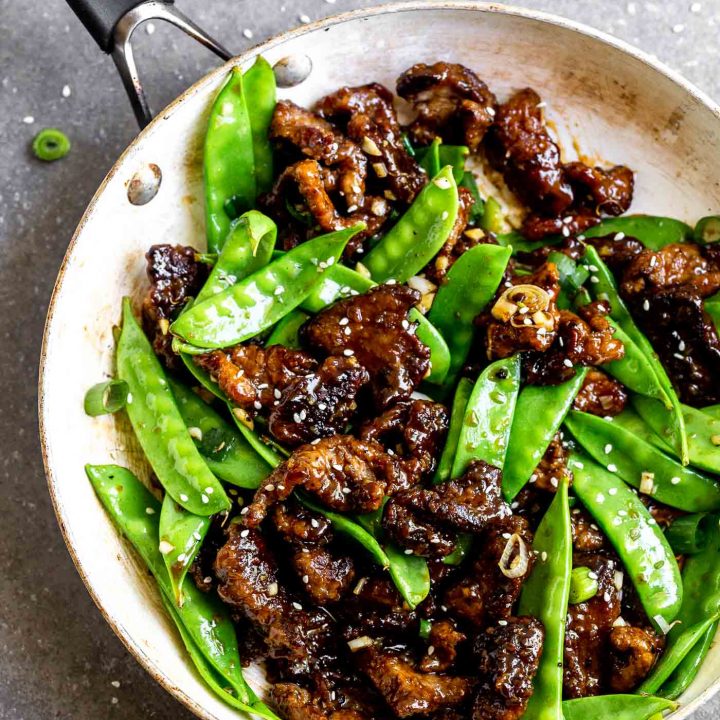 Order Beef with Snow Peas food online from Darda Seafood store, Milpitas on bringmethat.com
