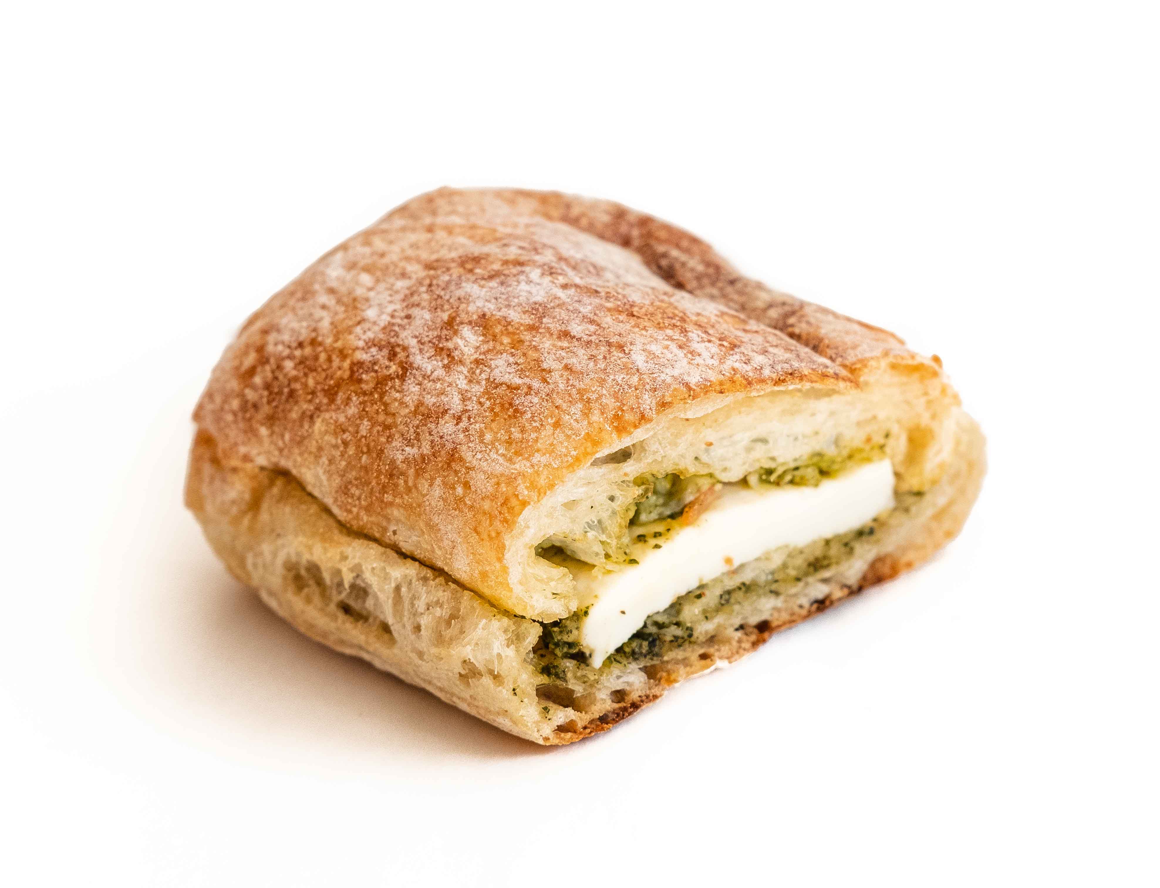 Order Caprese Sandwich (Tricolor) food online from Mondo Coffee store, Beverly Hills on bringmethat.com