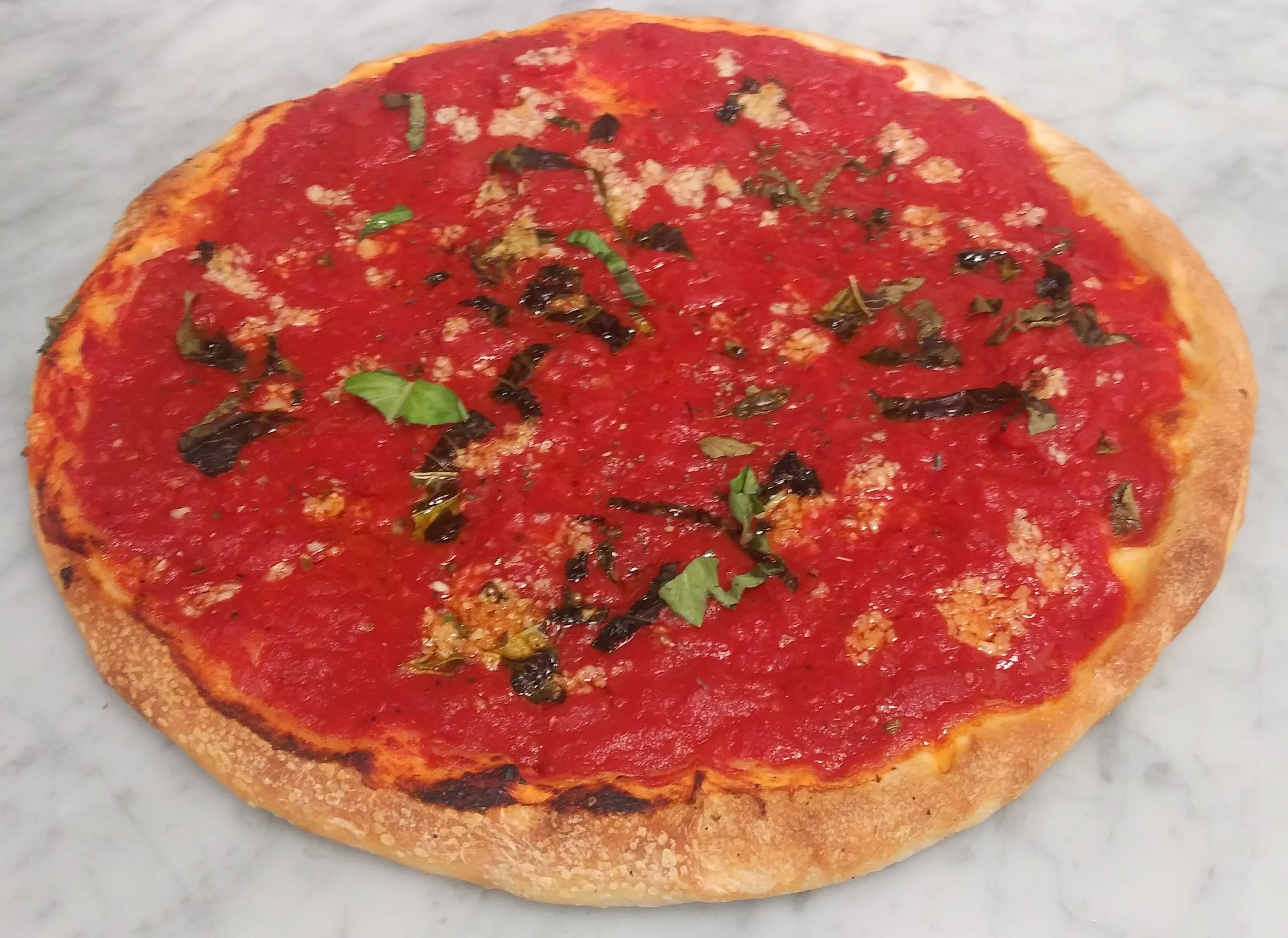 Order 14" Tomato Pie food online from Venezia Pizza store, Morrisville on bringmethat.com