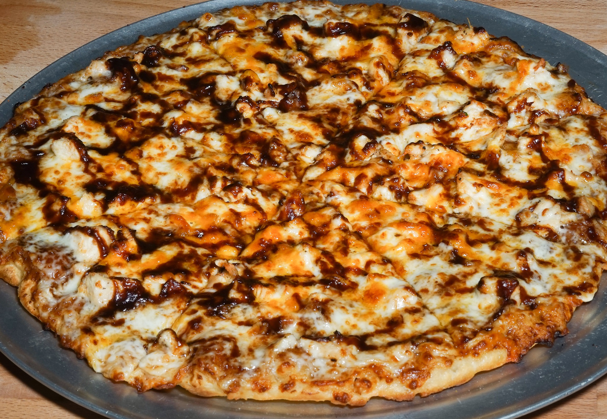 Order BBQ Chicken Pizza food online from Wild Pepper Pizza store, Salt Lake City on bringmethat.com