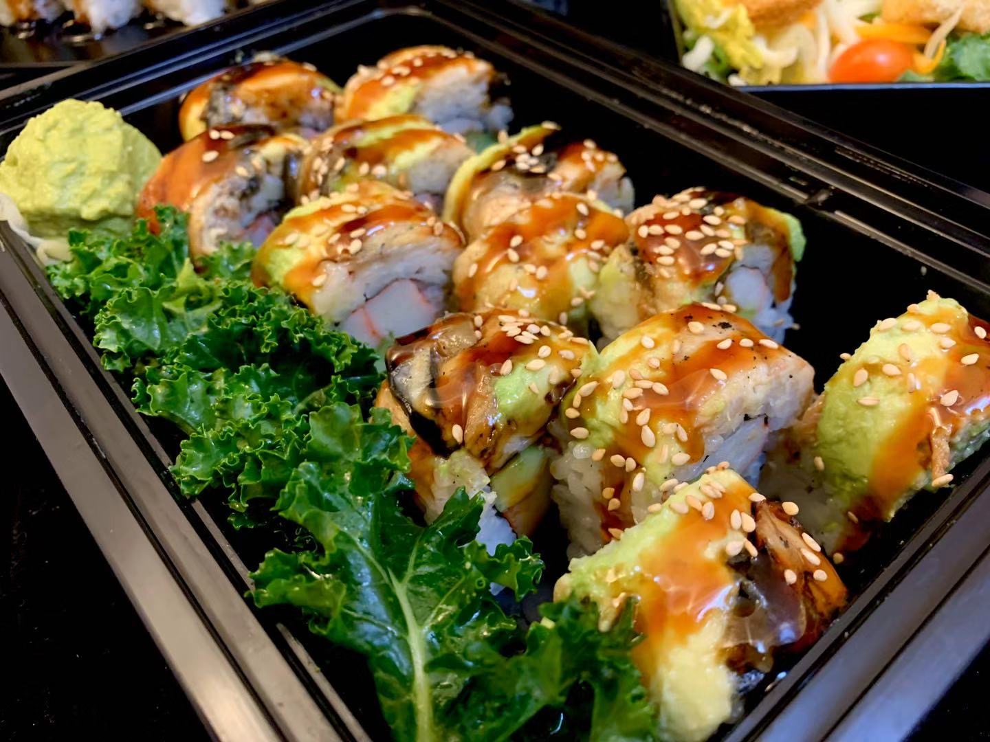 Order Dancing Eel Roll food online from The Warehouse store, San Mateo on bringmethat.com