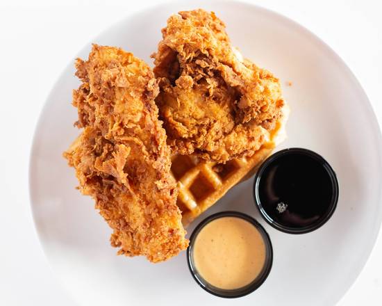 Order Chicken and Waffles food online from Waffle Love store, American Fork on bringmethat.com