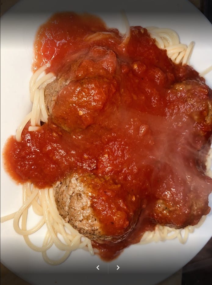 Order Spaghetti with Meatballs - Pasta food online from Pizza Mania store, Norcross on bringmethat.com