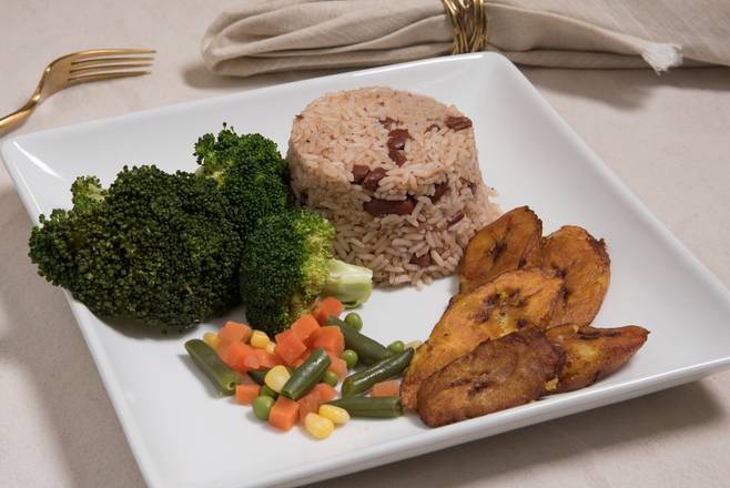 Order Meatless Platter food online from Coconut Breeze Cuisine store, Lansdowne on bringmethat.com
