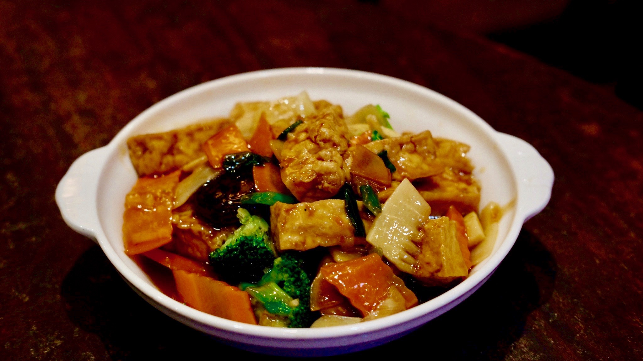 Order 805. Country Style Bean Curd Dinner food online from Ollie's To Go store, New York on bringmethat.com