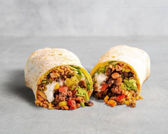 Order The Loaded Burrito  food online from Mas Veggies Vegan Taqueria store, Hollywood on bringmethat.com