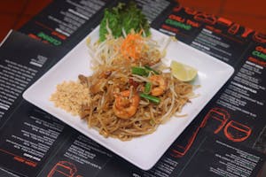 Order 38. Pad Thai food online from Miko Thai Kitchen store, Hudson on bringmethat.com