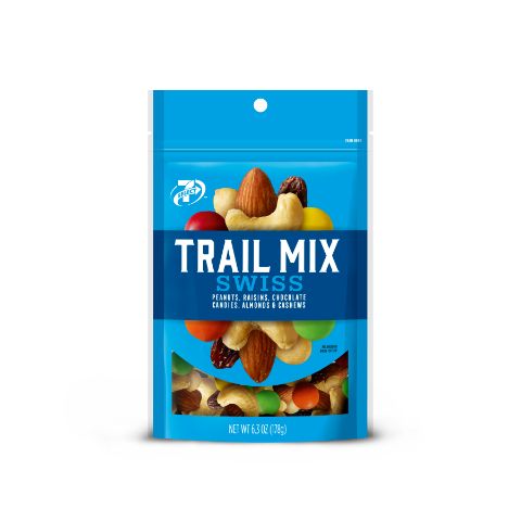 Order 7-Select Swiss Trail Mix 6.3oz food online from 7-Eleven store, Dallas on bringmethat.com