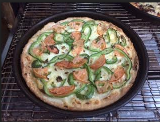 Order Green Pepper Pizza food online from Singas Famous Pizza store, Glen Oaks on bringmethat.com