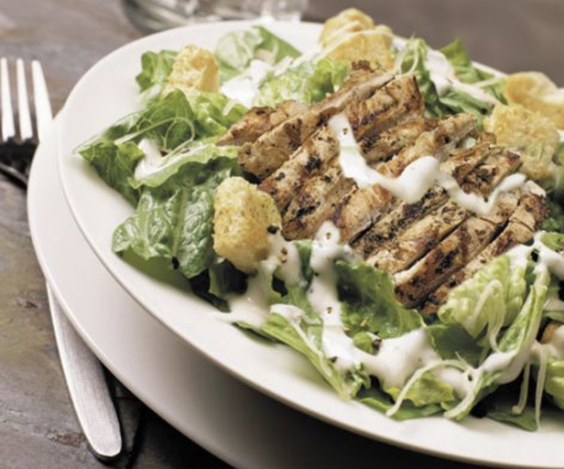 Order Grilled Chicken Caesar Salad food online from Pizza Boli's store, Alexandria on bringmethat.com