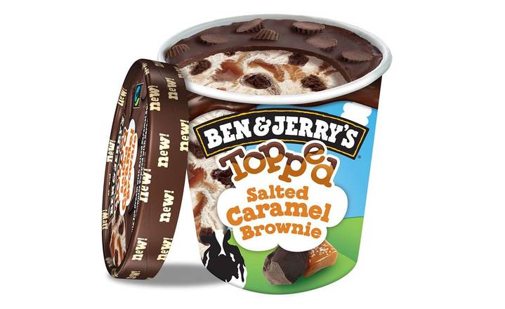 Order Ben & Jerry's Topped Salted Caramel Brownie food online from The Ice Cream Shop store, Gilbert on bringmethat.com