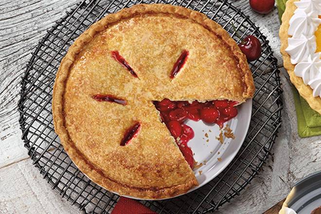 Order Whole Cherry Pie food online from Tahoe Joe's Famous Steakhouse store, Fresno on bringmethat.com