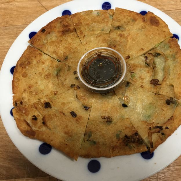Order 13. Scallion Pancake food online from Tong Kwong Kitchen store, Hempstead on bringmethat.com