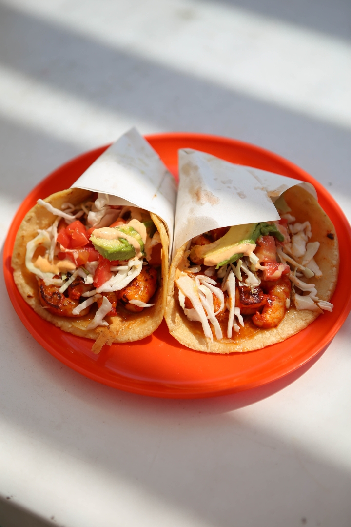 Order CAMARON TACO food online from The Taco Stand store, San Diego on bringmethat.com