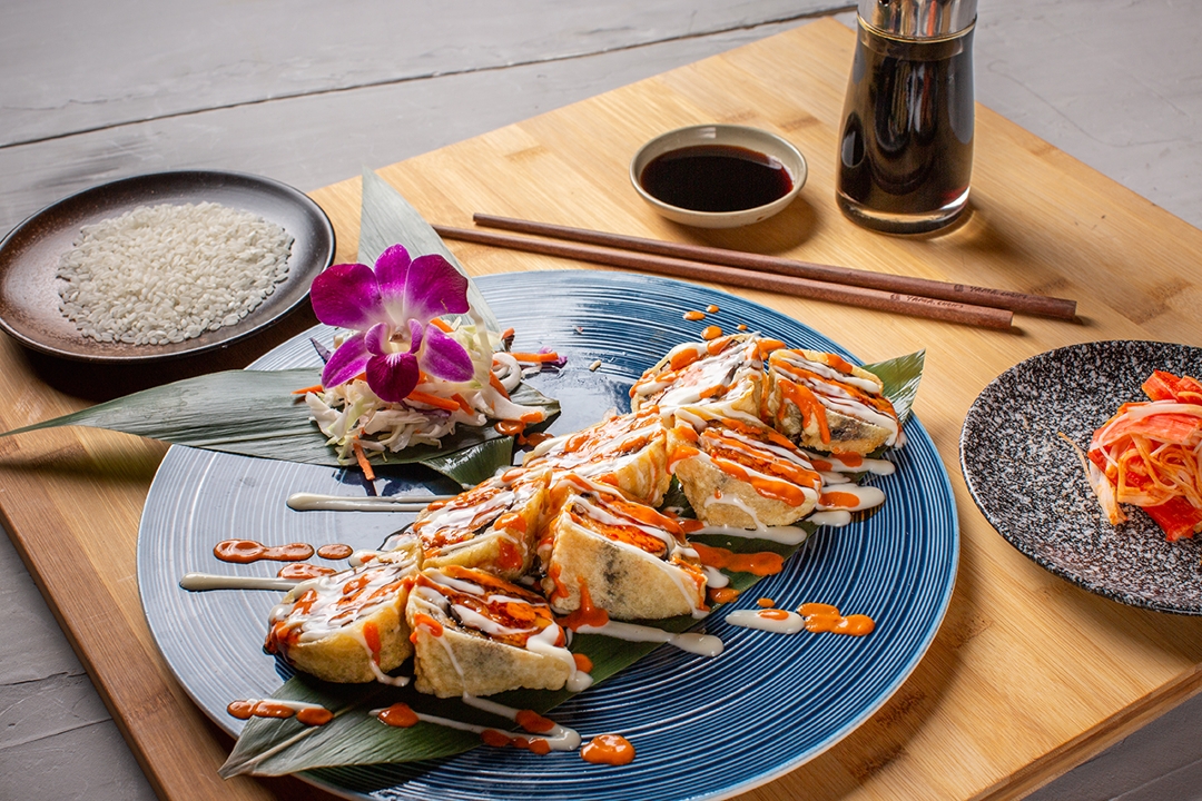 Order Crazy Volcano Roll food online from Yamachen Sushi store, Yorktown on bringmethat.com