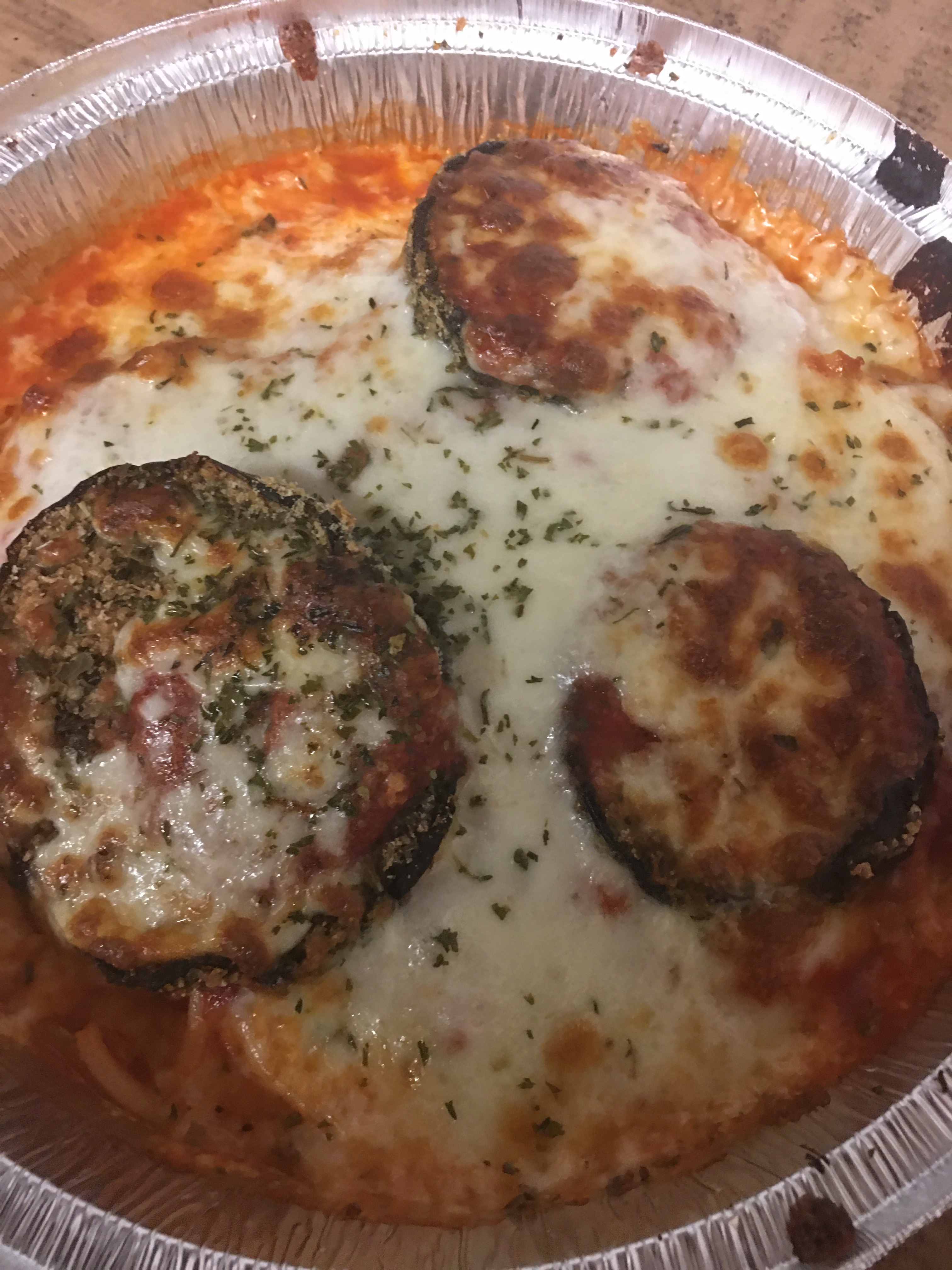 Order Eggplant Parmesan Dinner food online from Ozona Pizza store, Palm Harbor on bringmethat.com