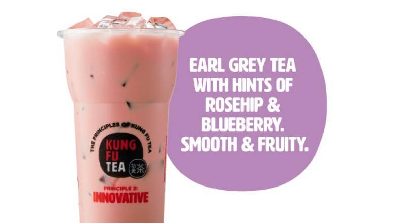 Order Rosehip Milk Tea food online from Kung Fu Tea store, Hicksville on bringmethat.com