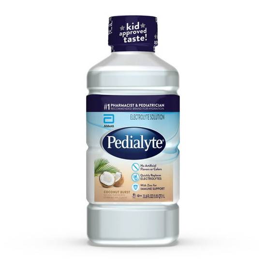 Order Pedialyte Electrolyte Solution Hydration Drink Coconut Burst food online from Lone Star store, Sherman on bringmethat.com
