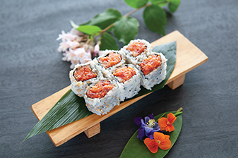 Order Spicy Tuna Roll food online from Kumo Sushi store, Plainview on bringmethat.com