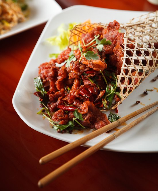 Order 8. Crispy Pork Belly food online from Jc Sushi & Chinese Restaurant store, Phoenix on bringmethat.com