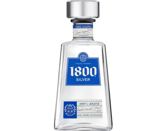 Order 1800 Reserva Silver, 750mL tequila (40.0% ABV) food online from Van Ness Liquors store, San Francisco on bringmethat.com