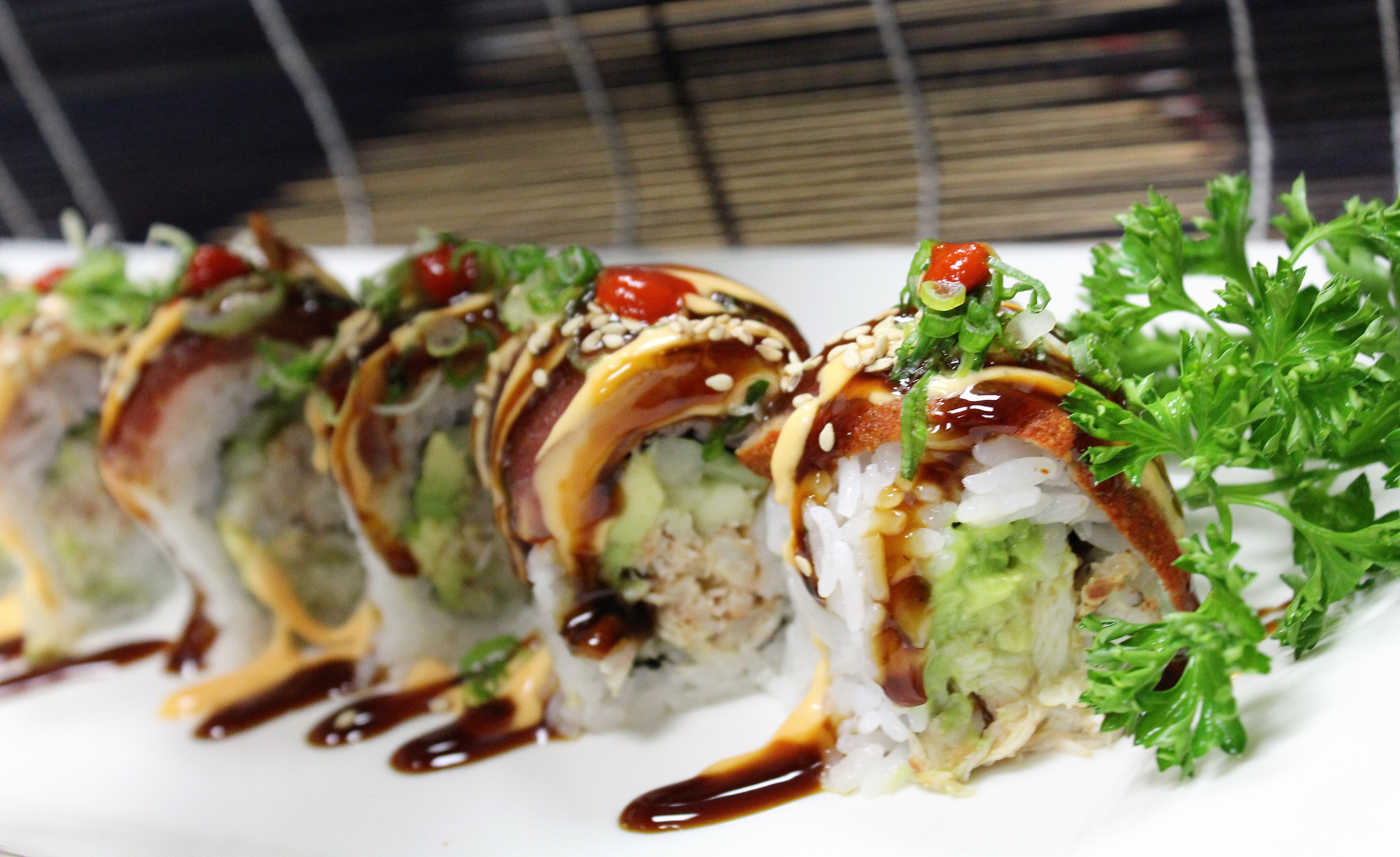 Order Cajun Tuna Roll food online from Cafe De Thai & Sushi store, Oceanside on bringmethat.com